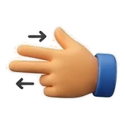 Handvorm voor de letter H